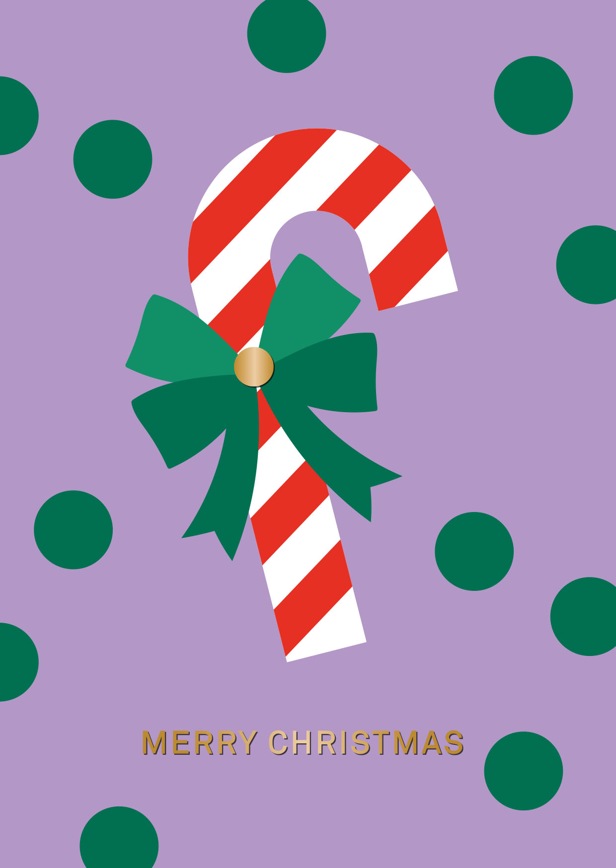 Postkarte - Designfräulein - Zuckerstange