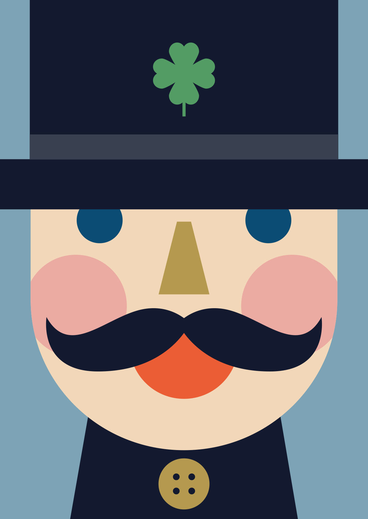 Postkarte - Designfräulein - Funny Faces - Schornsteinfeger