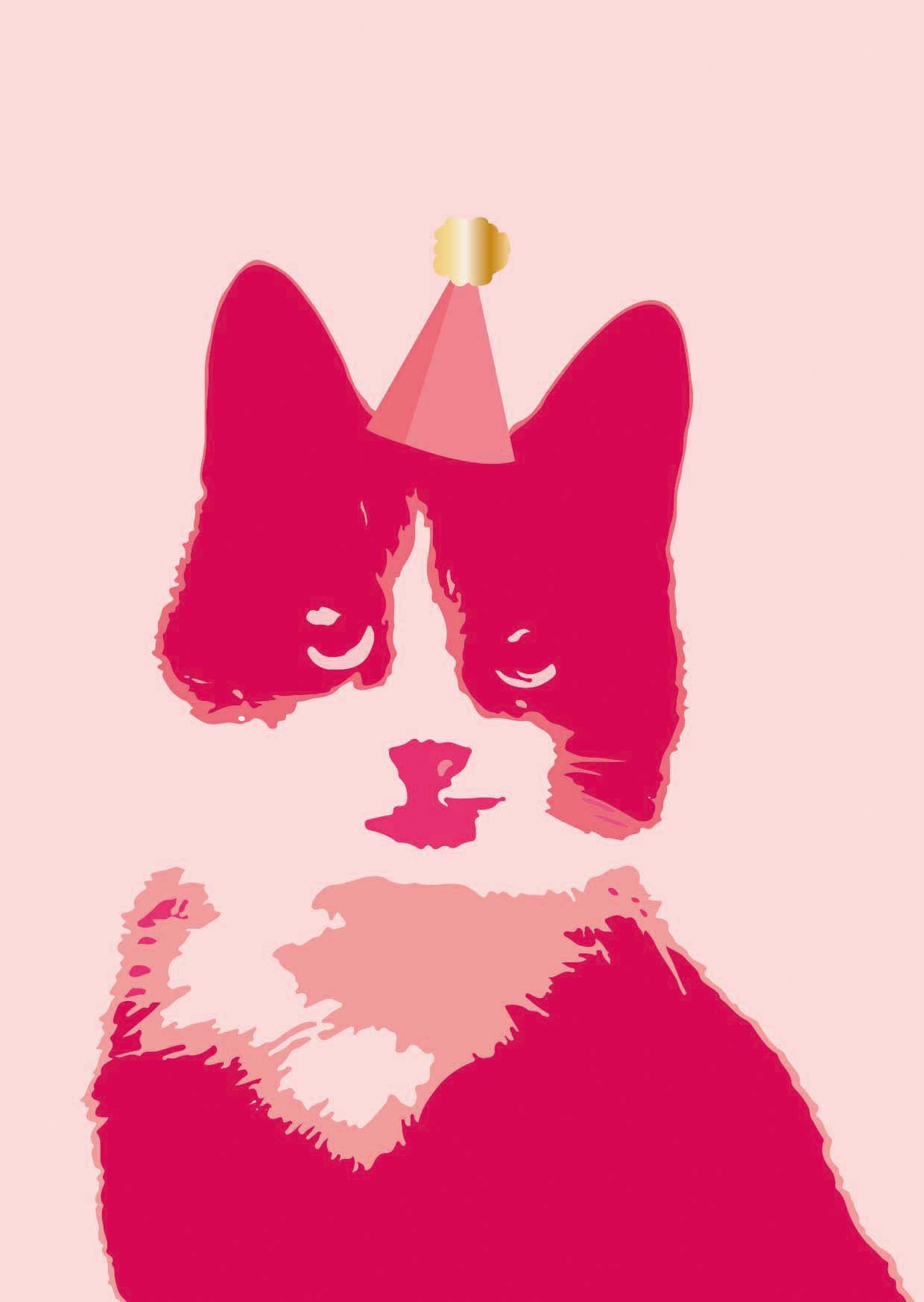 Postcard - Toni Starck - animal cat