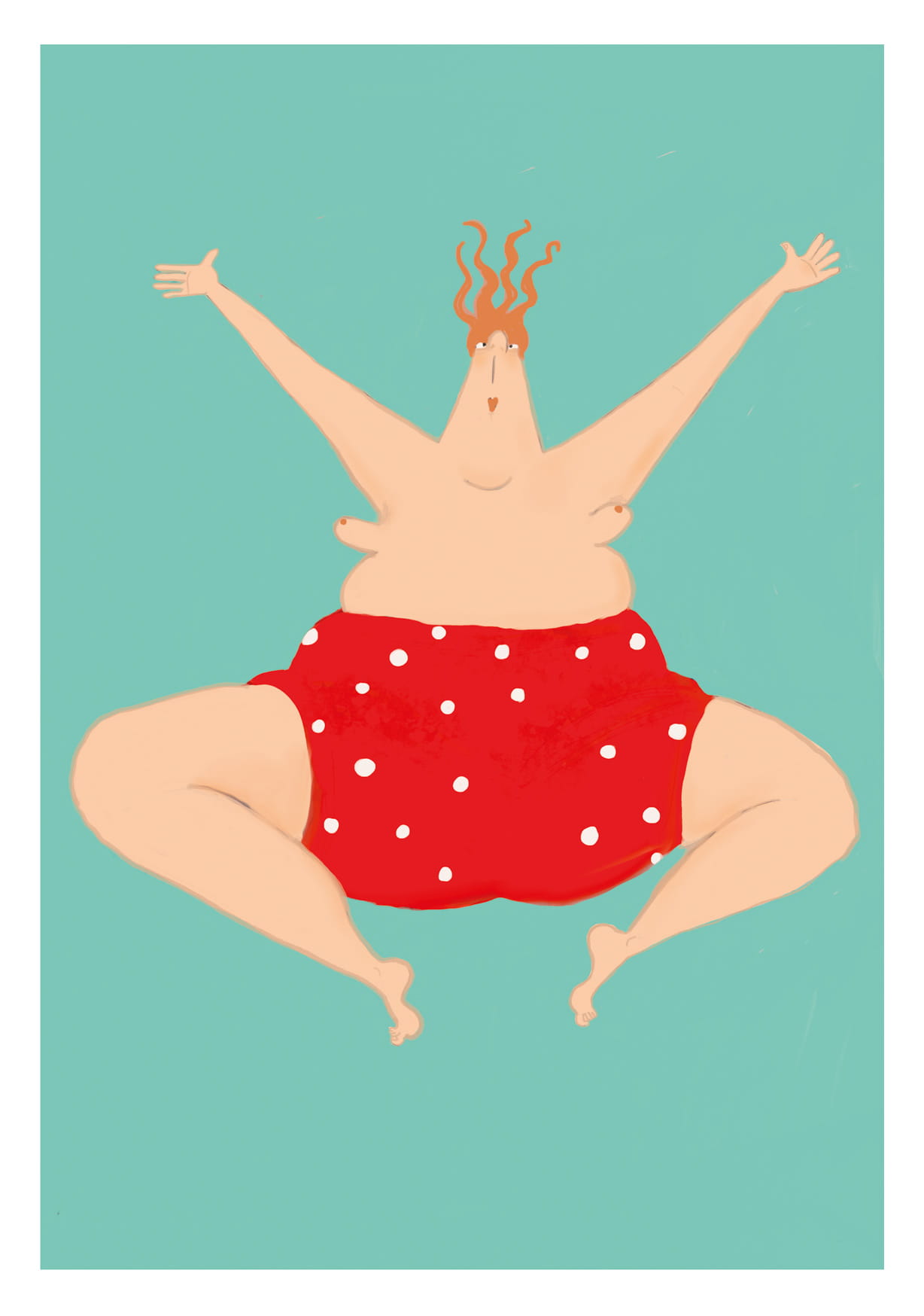 Postcard - kittiekatstudio - Jump