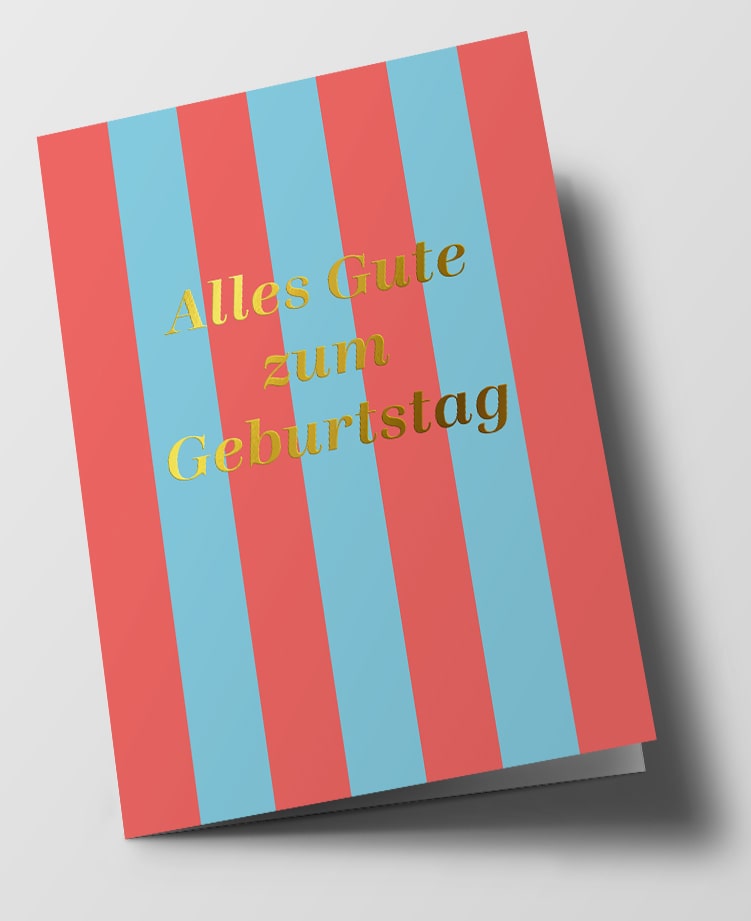 C6 Folded Card - Chelsea - Best Wishes