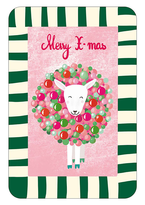 Postcard - Toni Starck - Lollipop - Bauble Sheep