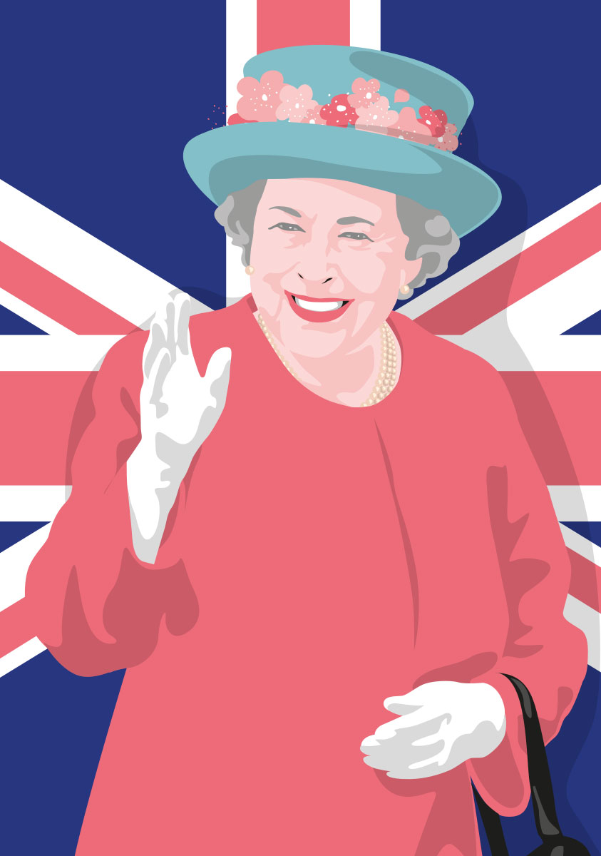 Postcard - pop art new generation - Queen