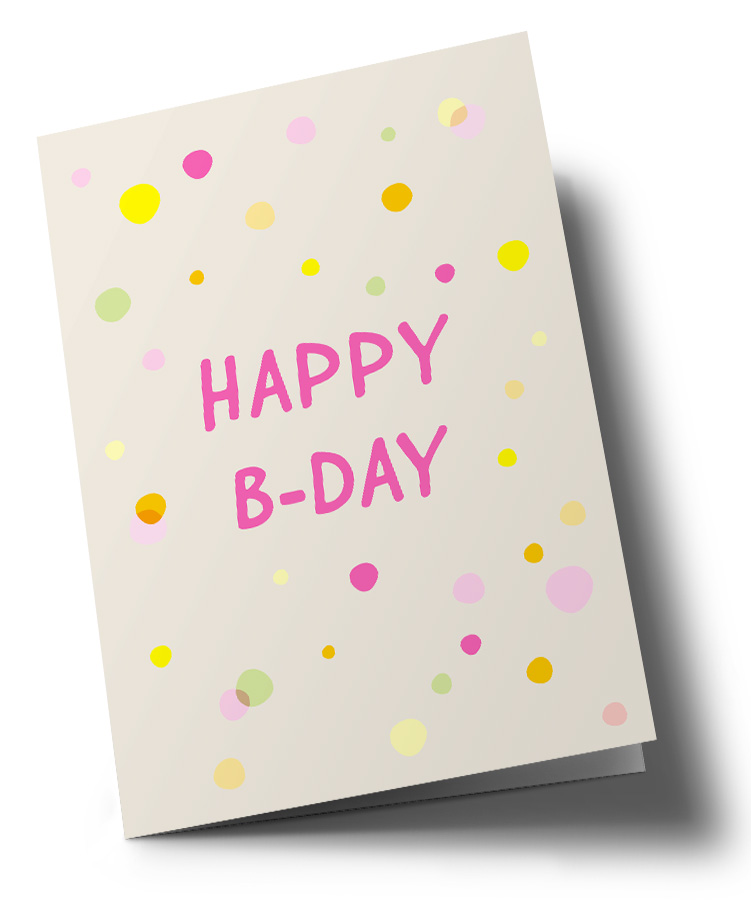 Doublecard C6 - nola - Happy b-day