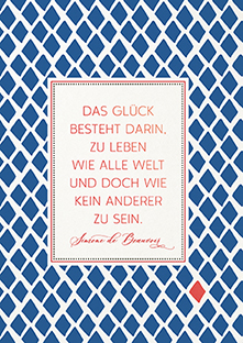 Postkarte - La Card - Wie kein anderer