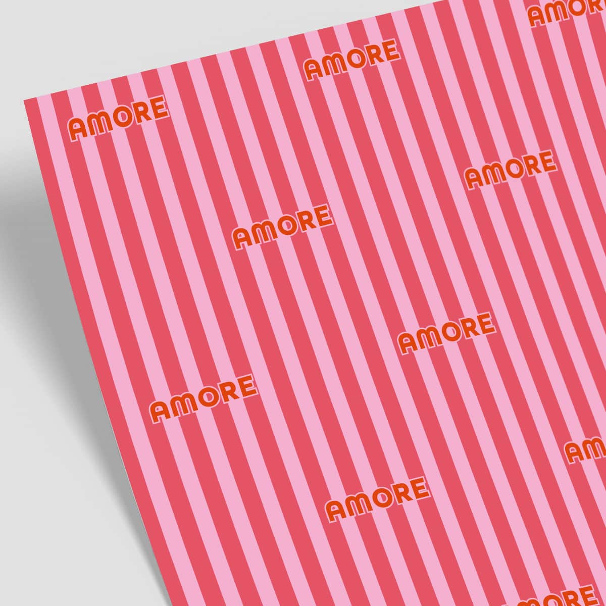 Wrapping paper - neonstyle - Stipes Amore