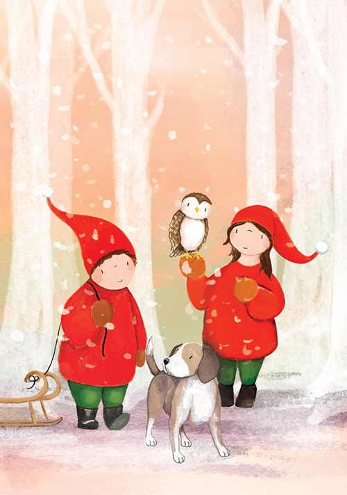 Postcard - Tabea Güttner - Gnom Dog