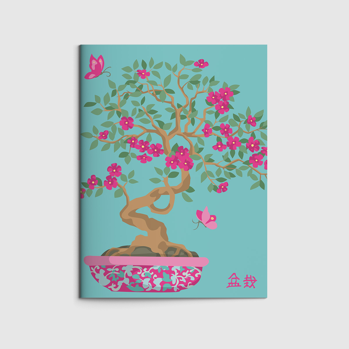 *Notizheft A5 - Happiness - Bonsai