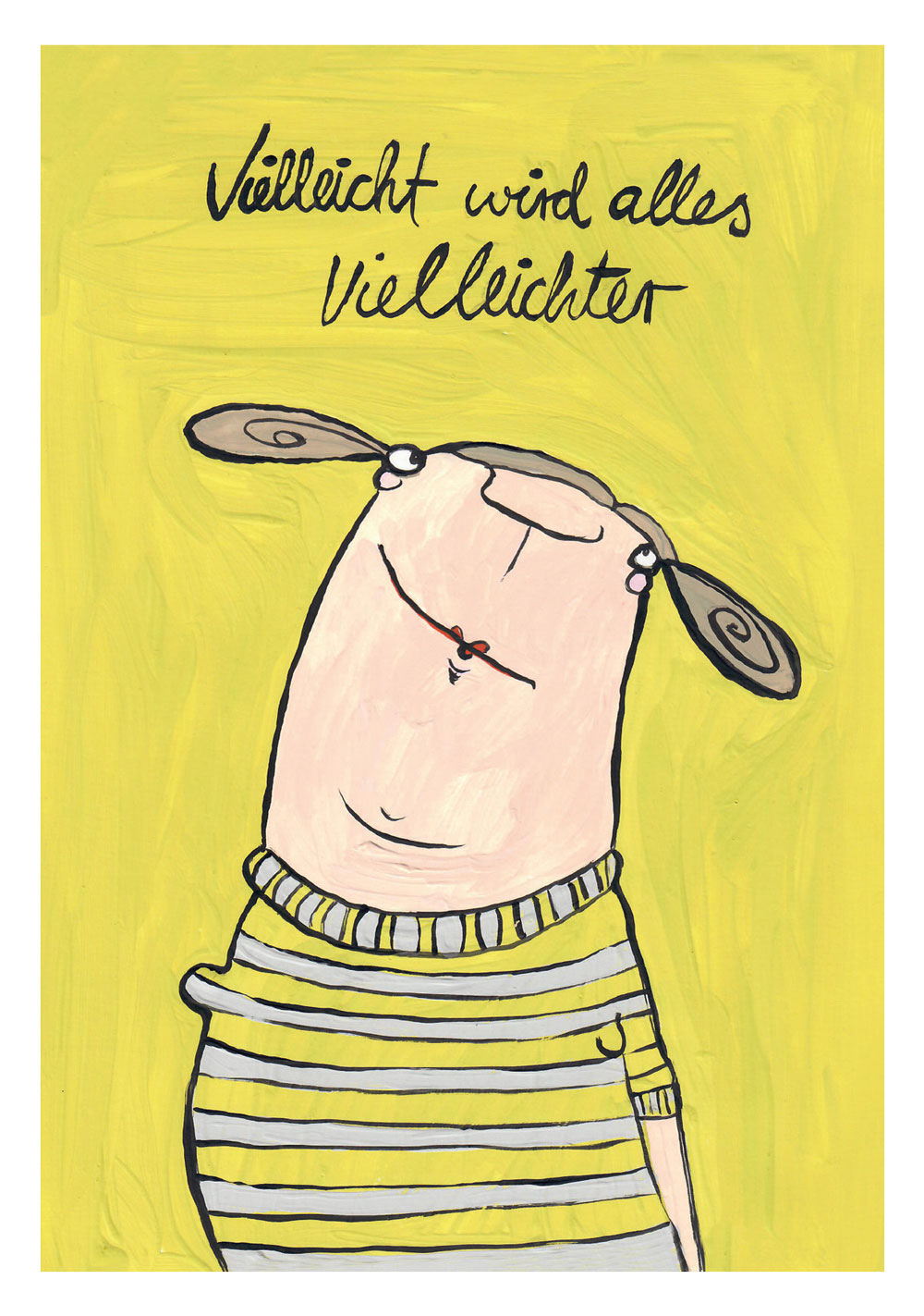 Postkarte - kittiekatstudio - vielleicht wird