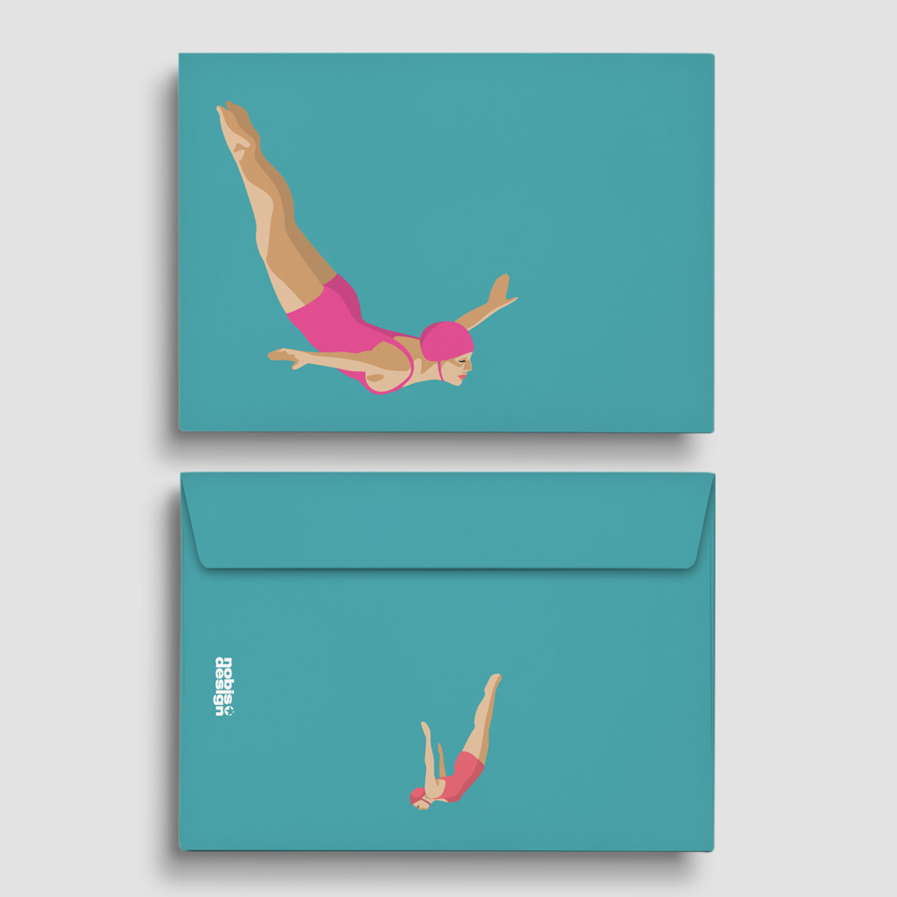 Envelope - neonstyle - Swimmer