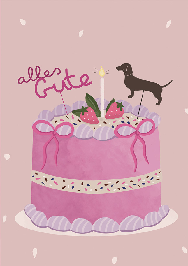 Klappkarte C6 - Alfie's Greetings - Hurra