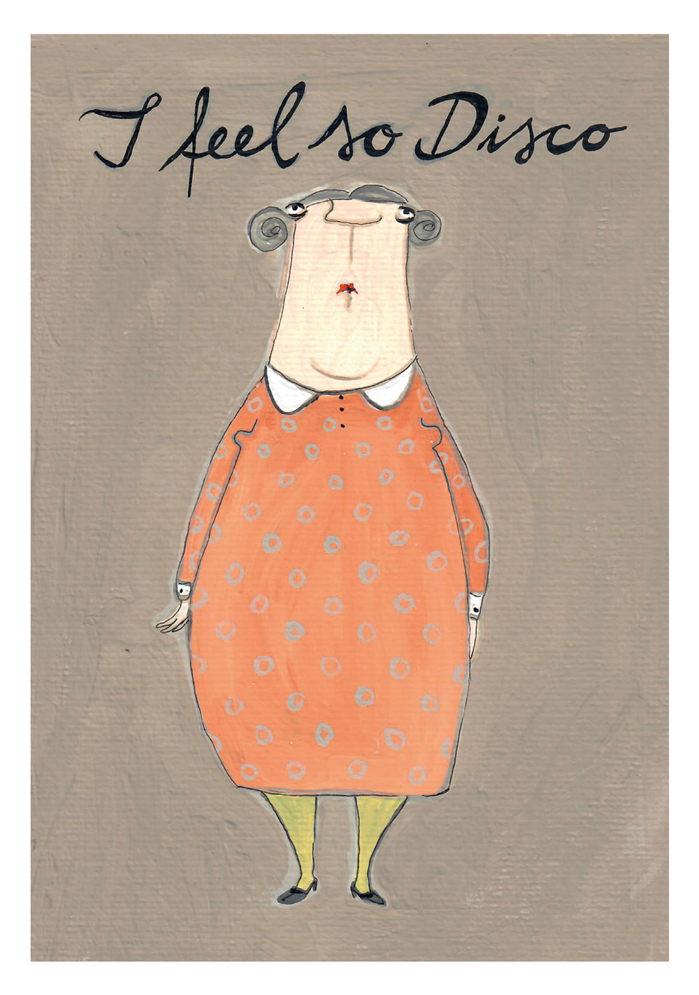 Postkarte - kittiekatstudio - ifeelsodisco