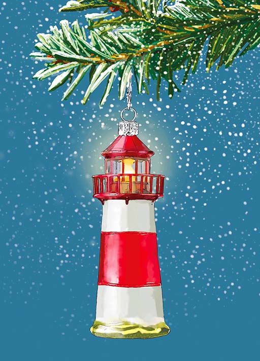 Postcard – m-illu – Lighthouse pendant