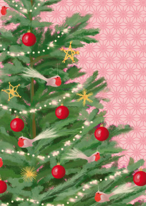 Postcard - Toni Starck Vanilla - Strawstar Tree
