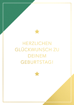 Postkarte - La Card - Geburtstagsecken