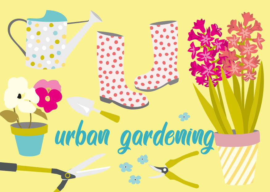 Postkarte - crissXcross - Urban Gardening