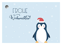 Geschenkanhänger - Pinguin