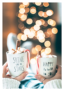 Postkarte - La Card - Shine like the stars