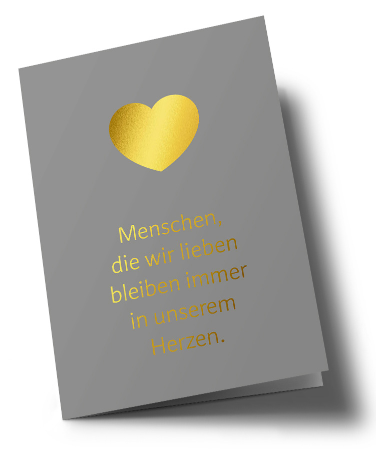Klappkarte C6 - pure - Menschen die wir lieben Klappkarte C6 - pure - Menschen die wir lieben