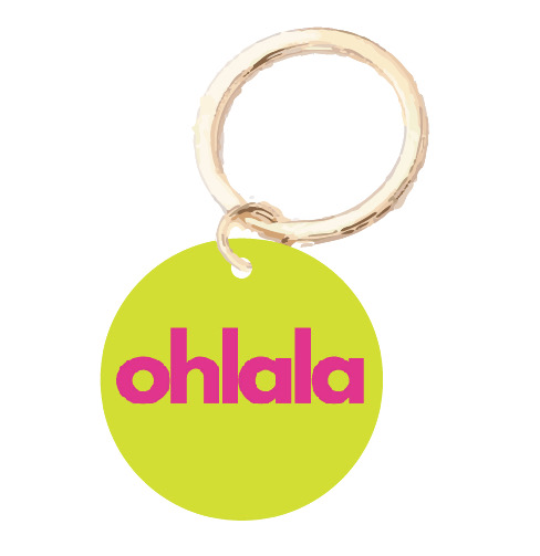 Key ring - Happy Plexis 3 cm - ohlala