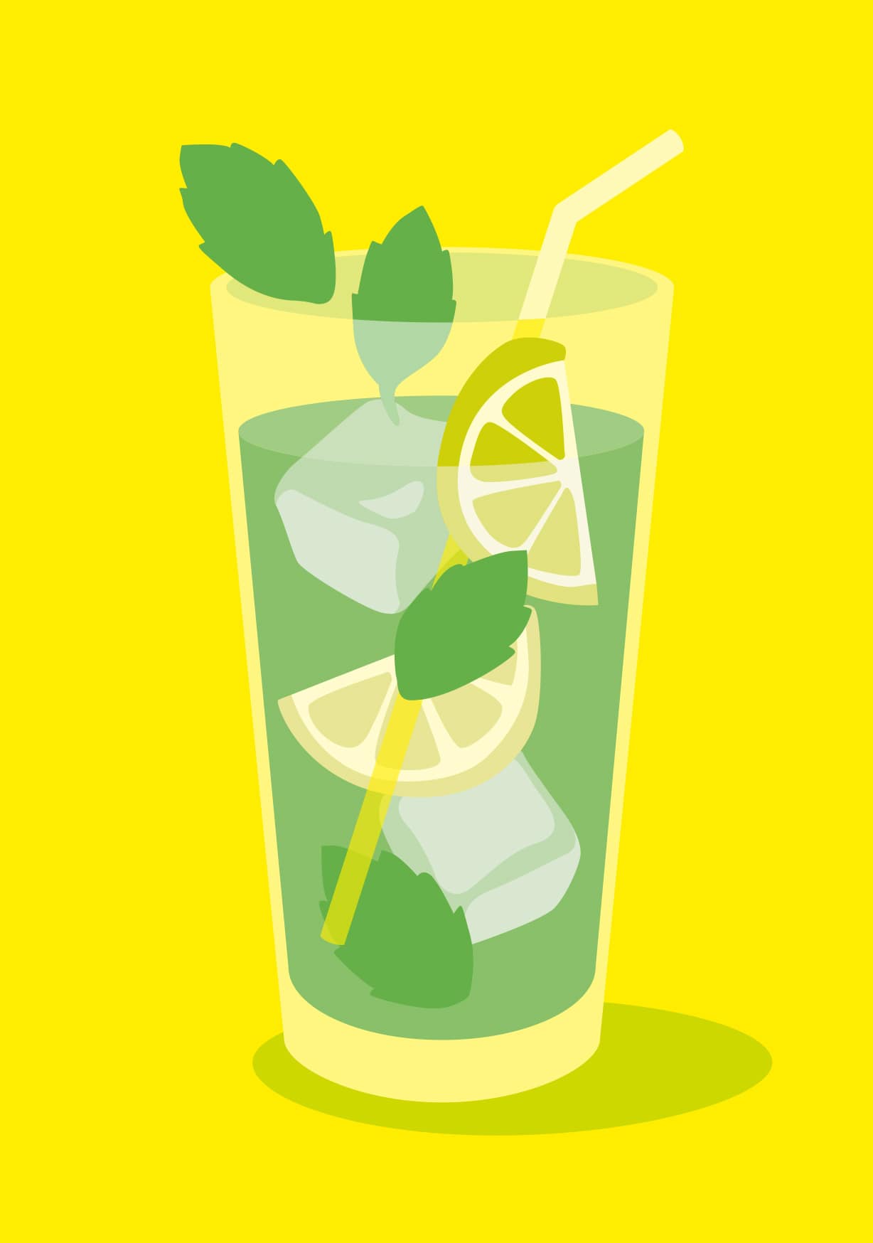 Postkarte - luminous - Mojito