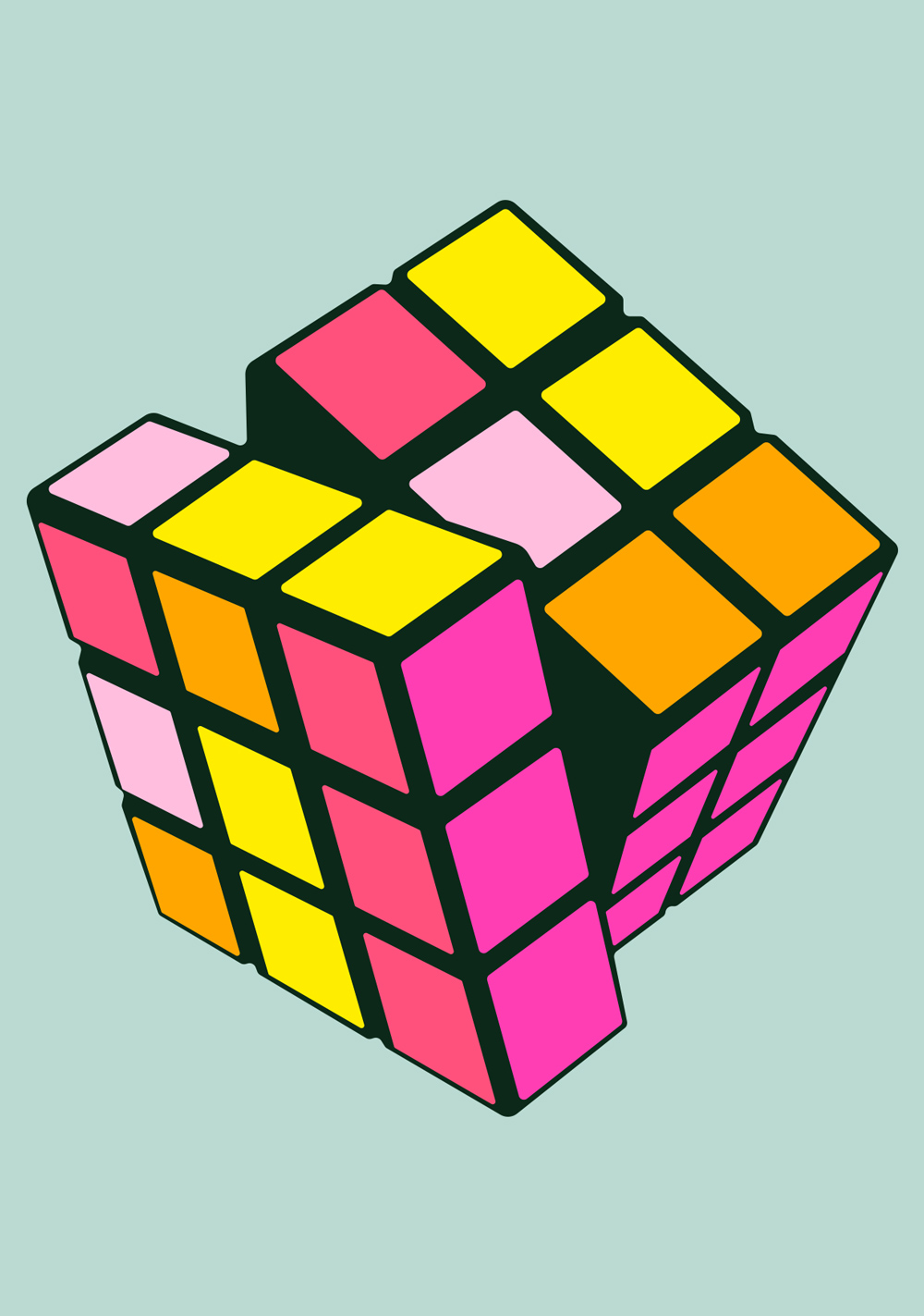 Postcard – Design Classics – Rubik’s Cube
