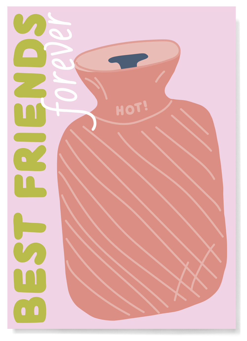 Postcard - familytree - Hot water bottle