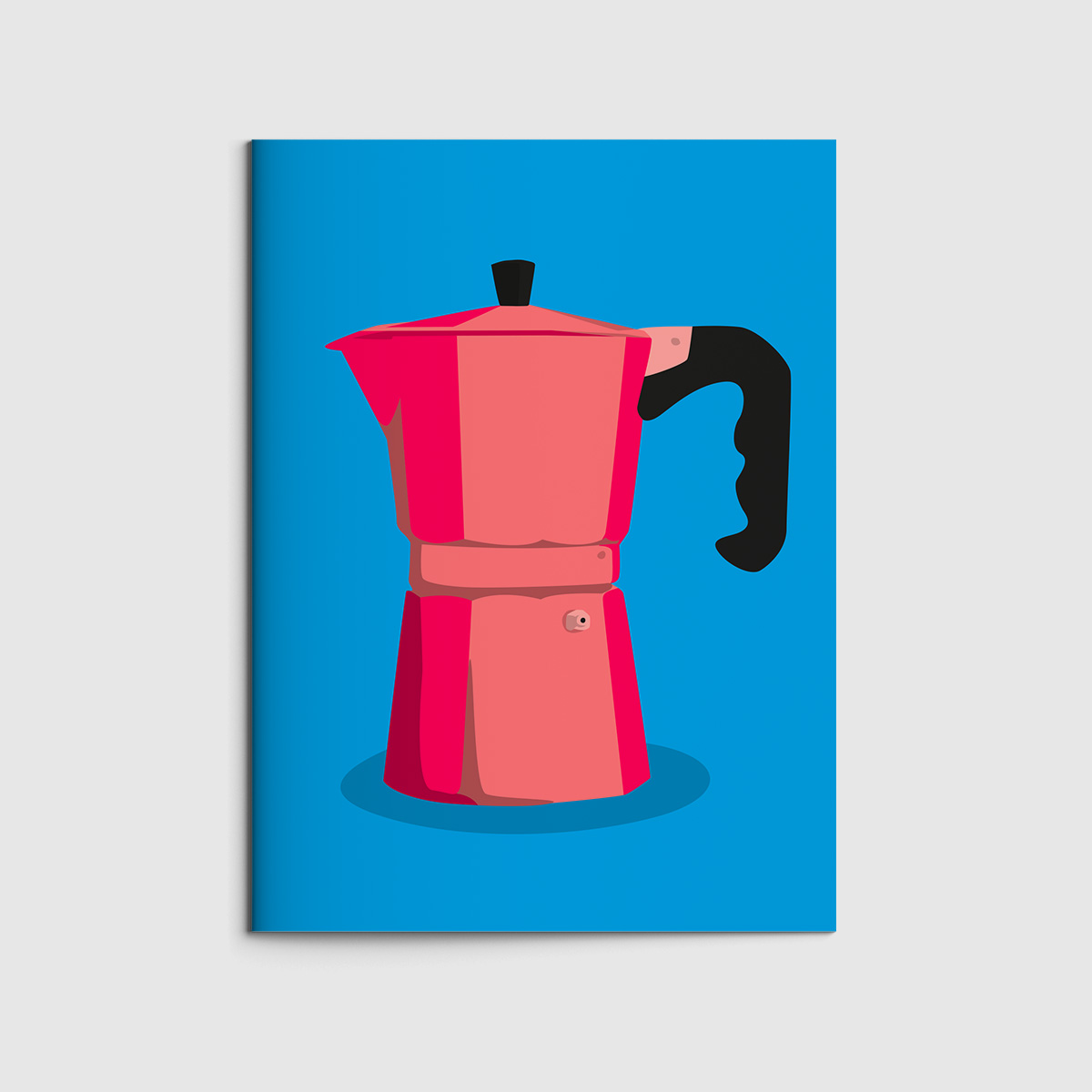 Notizheft A6 - neonstyle - Espressokanne Notizheft A6 - neonstyle - Espressokanne