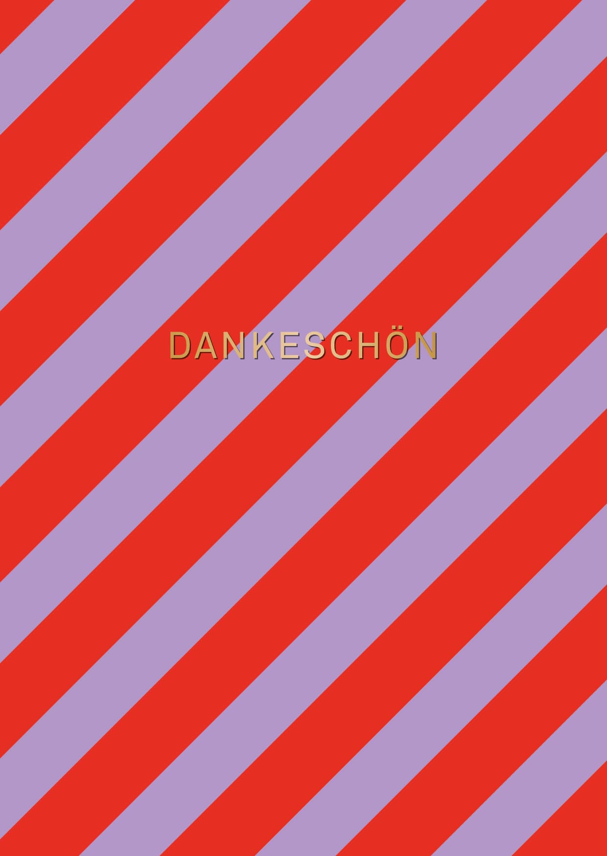 Postcard - Designfräulein - OroLumi - Thank you