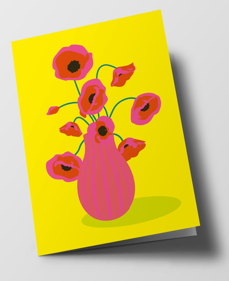 C6 Folded Card - Boho - Popemone