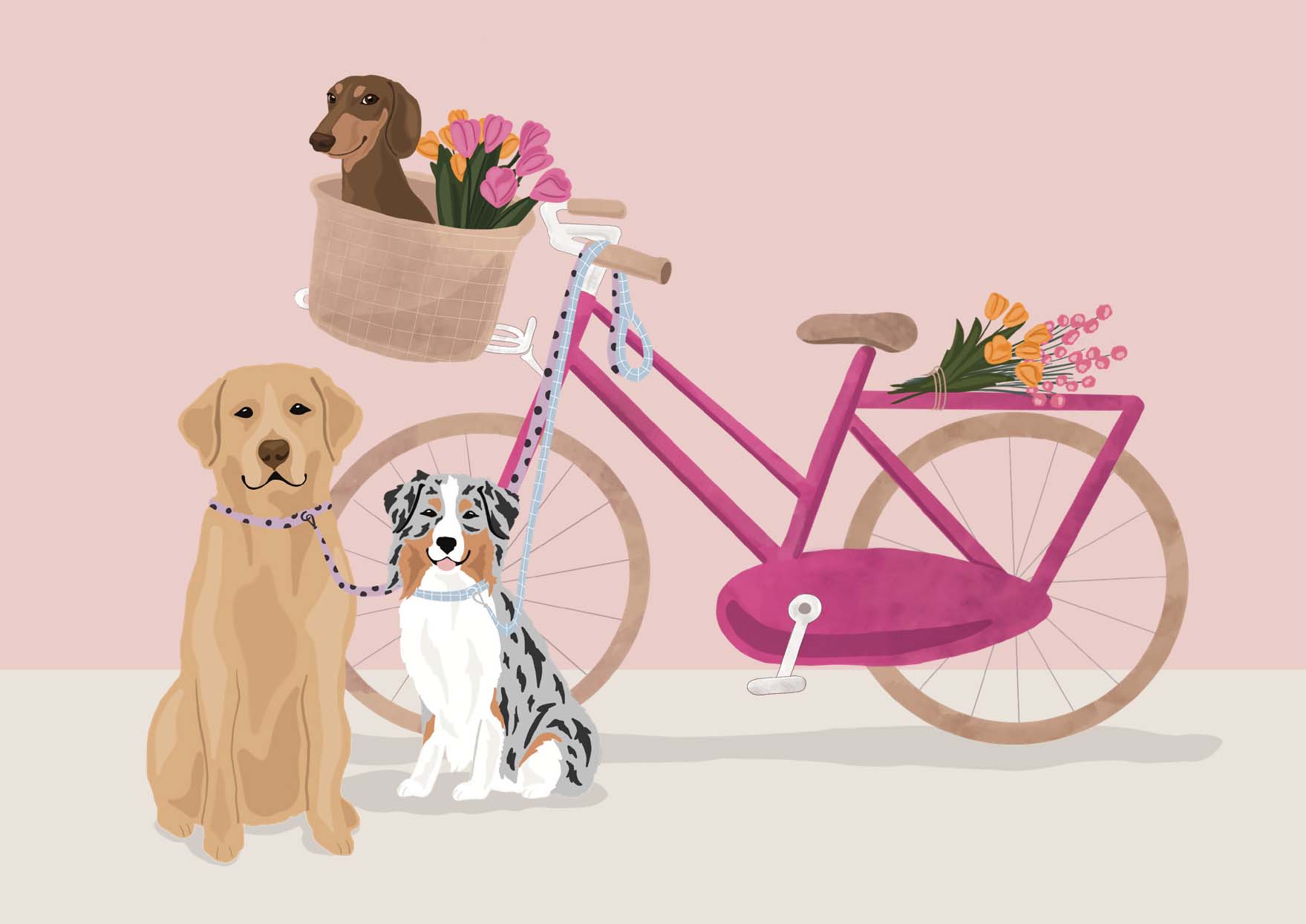 Postkarte - Alfie's Greetings - Flower Delivery