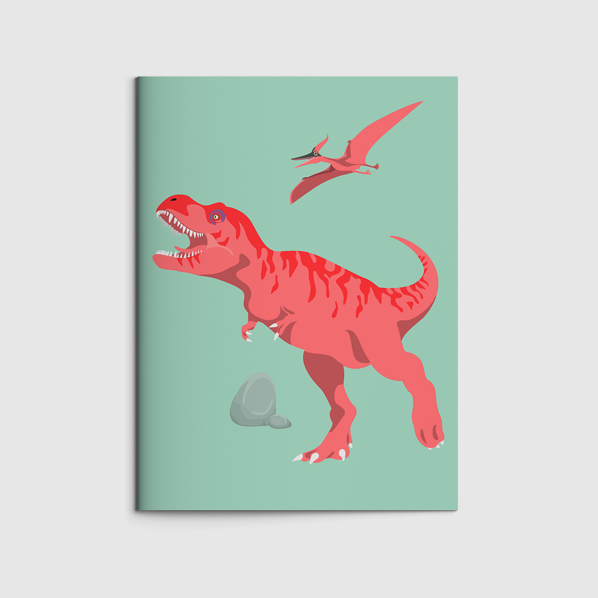 Booklet A6 - neonstyle - Dinos