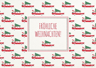 Postkarte - La Card - Driving home