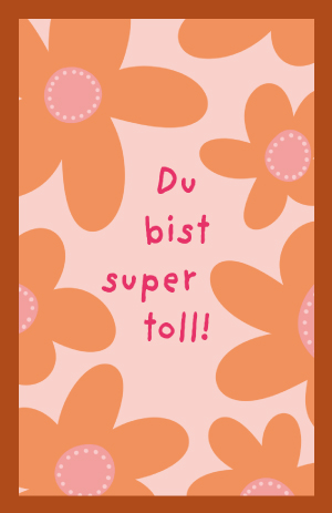 Minicard - Toni Starck - Du bist super toll Minicard - Toni Starck - Du bist super toll