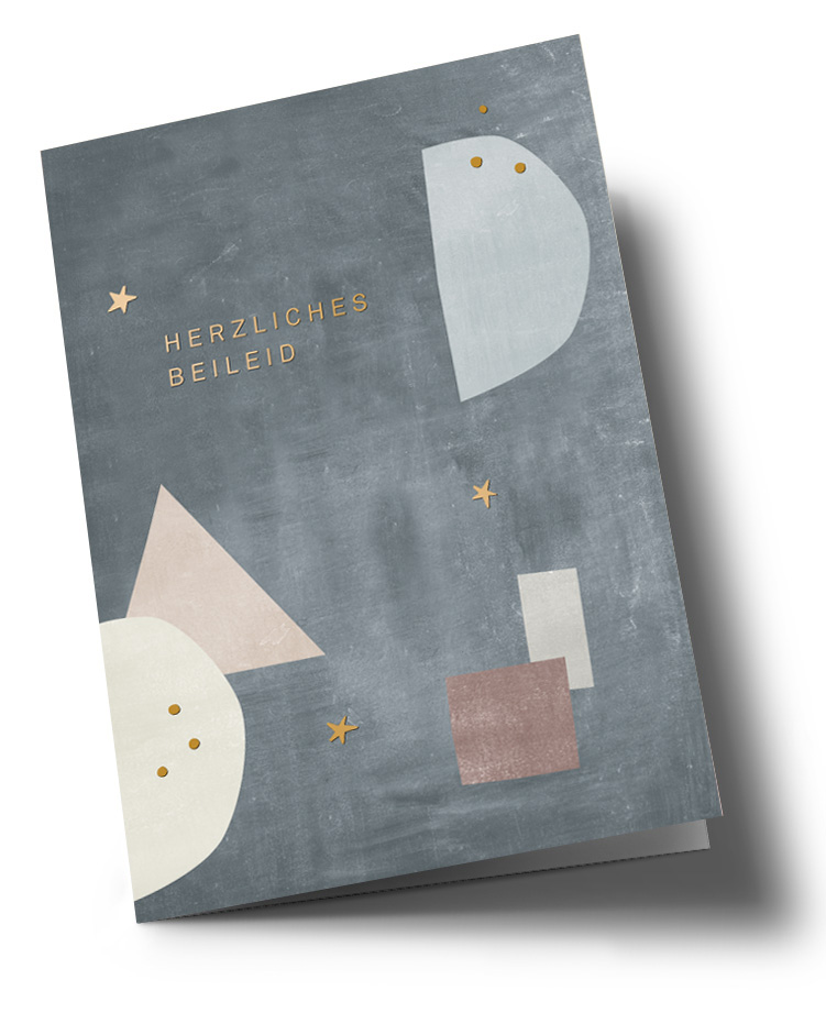 Doublecard C6 - Designfräulein - Condolences graphics