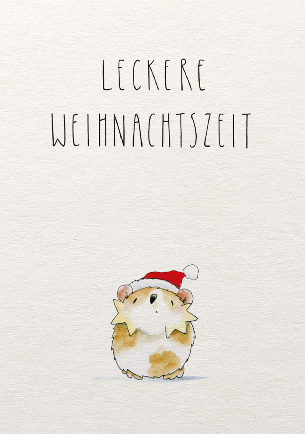 Postkarte - Tabea Güttner - Leckere Weihnachtszeit