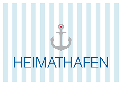 Postkarte - La Card - Heimathafen