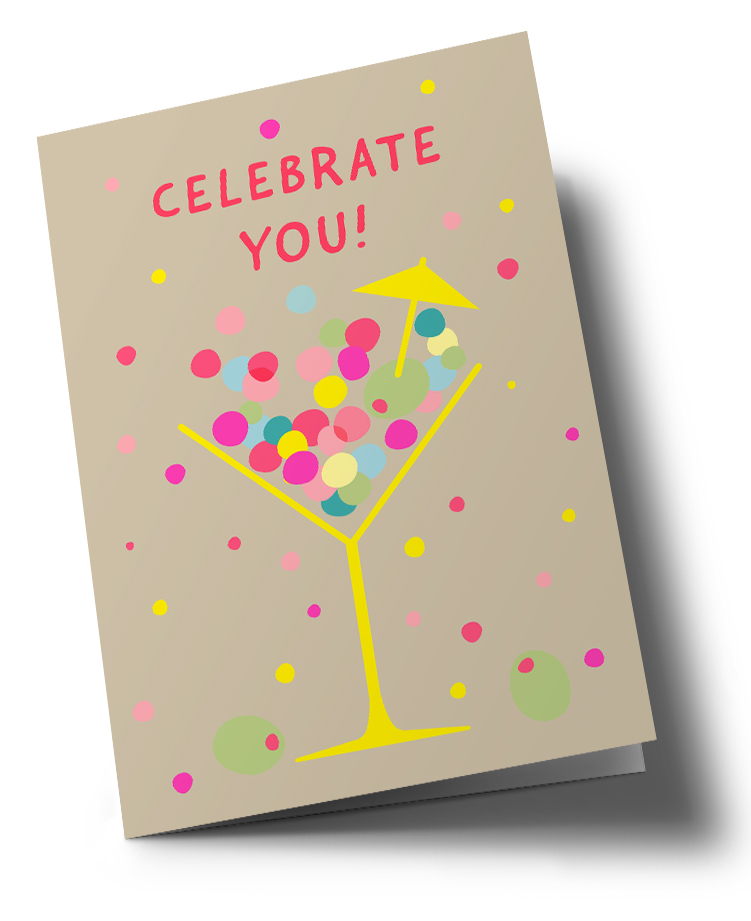 C6 folding card – nola – Celebrate yourself