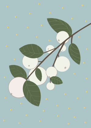 Postkarte - Toni Starck - Snowberry
