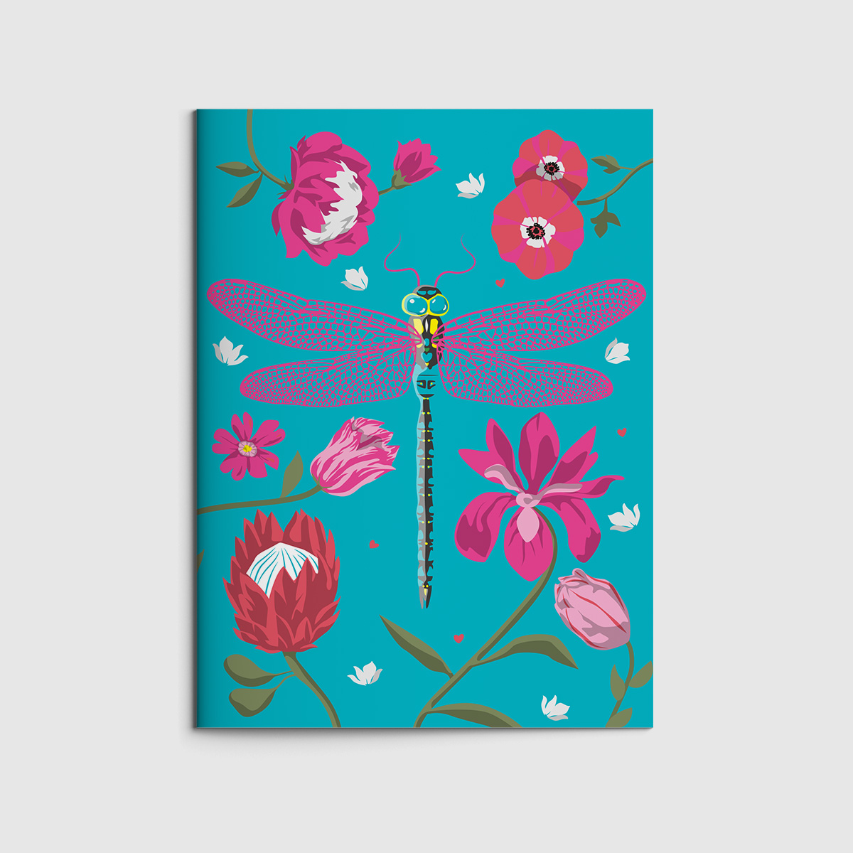 Notizheft A5 - Happiness - Dragon Fly