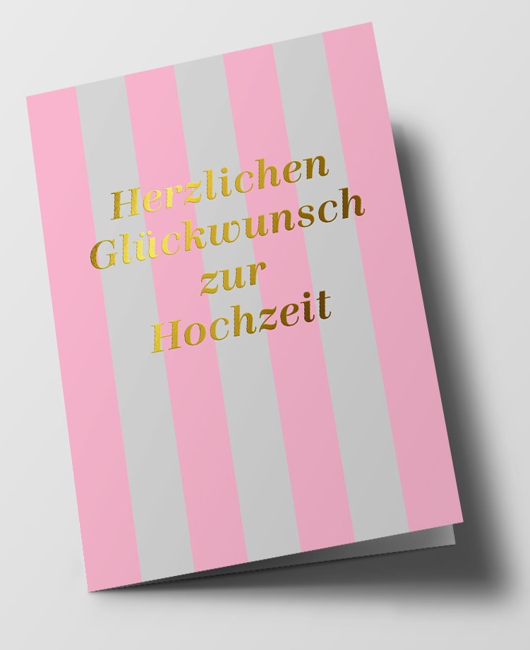 C6 Folded Card - Chelsea - For a Wedding