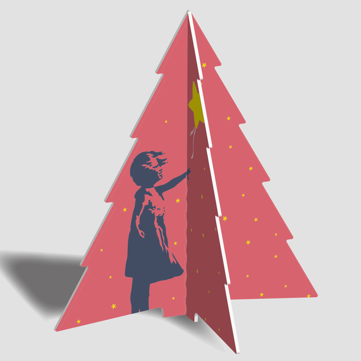 POP UP KIT - Star Girl X-Mas Tree