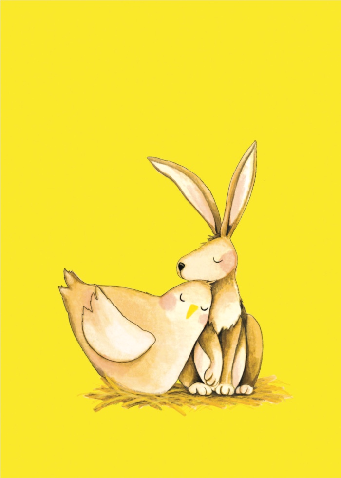 Postcard - Tabea Güttner - HareandChicken