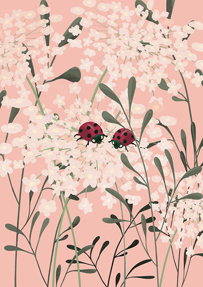 Postcard - Toni Starck - Ladybird