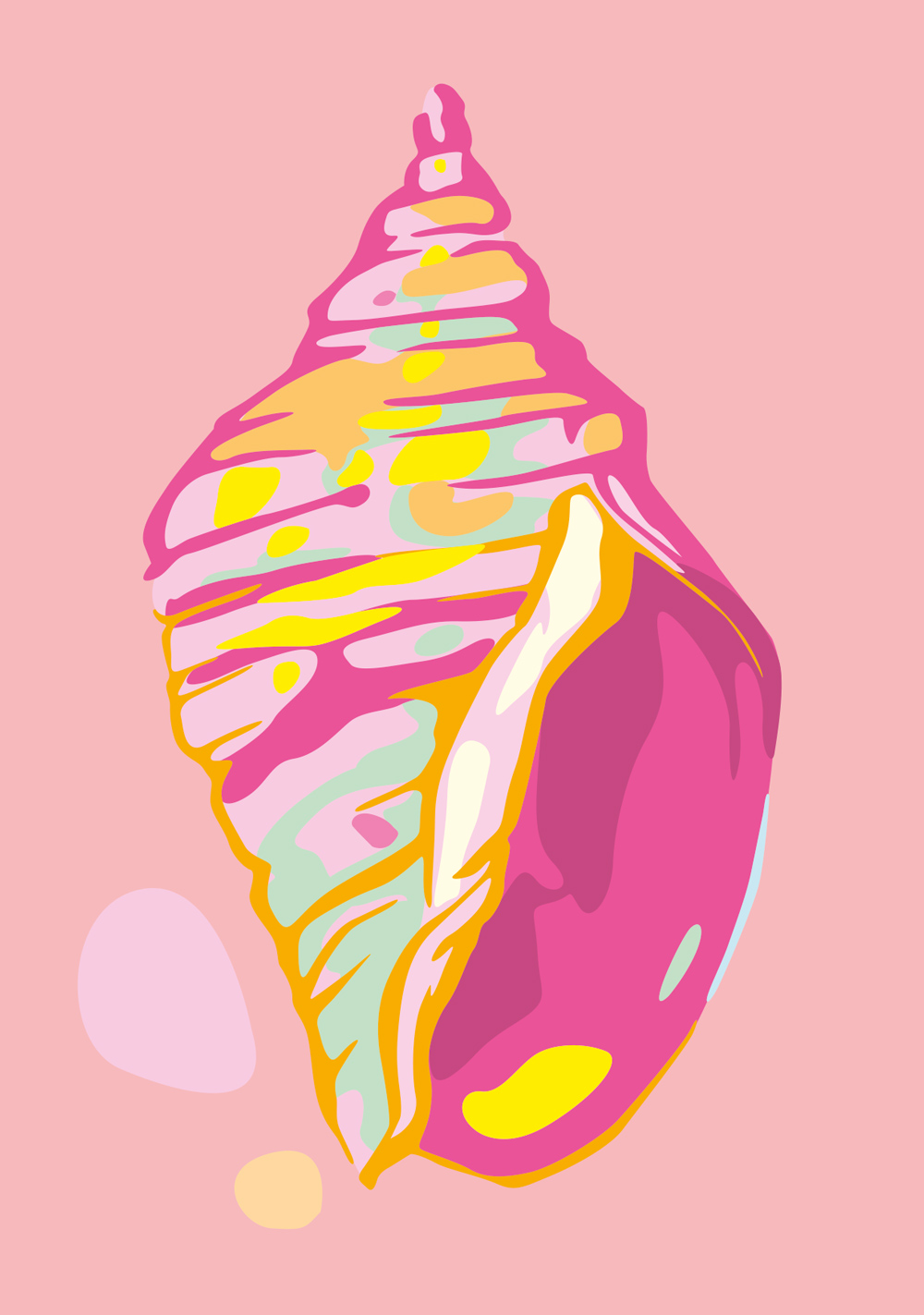 Postcard - Limoncella - sea shell