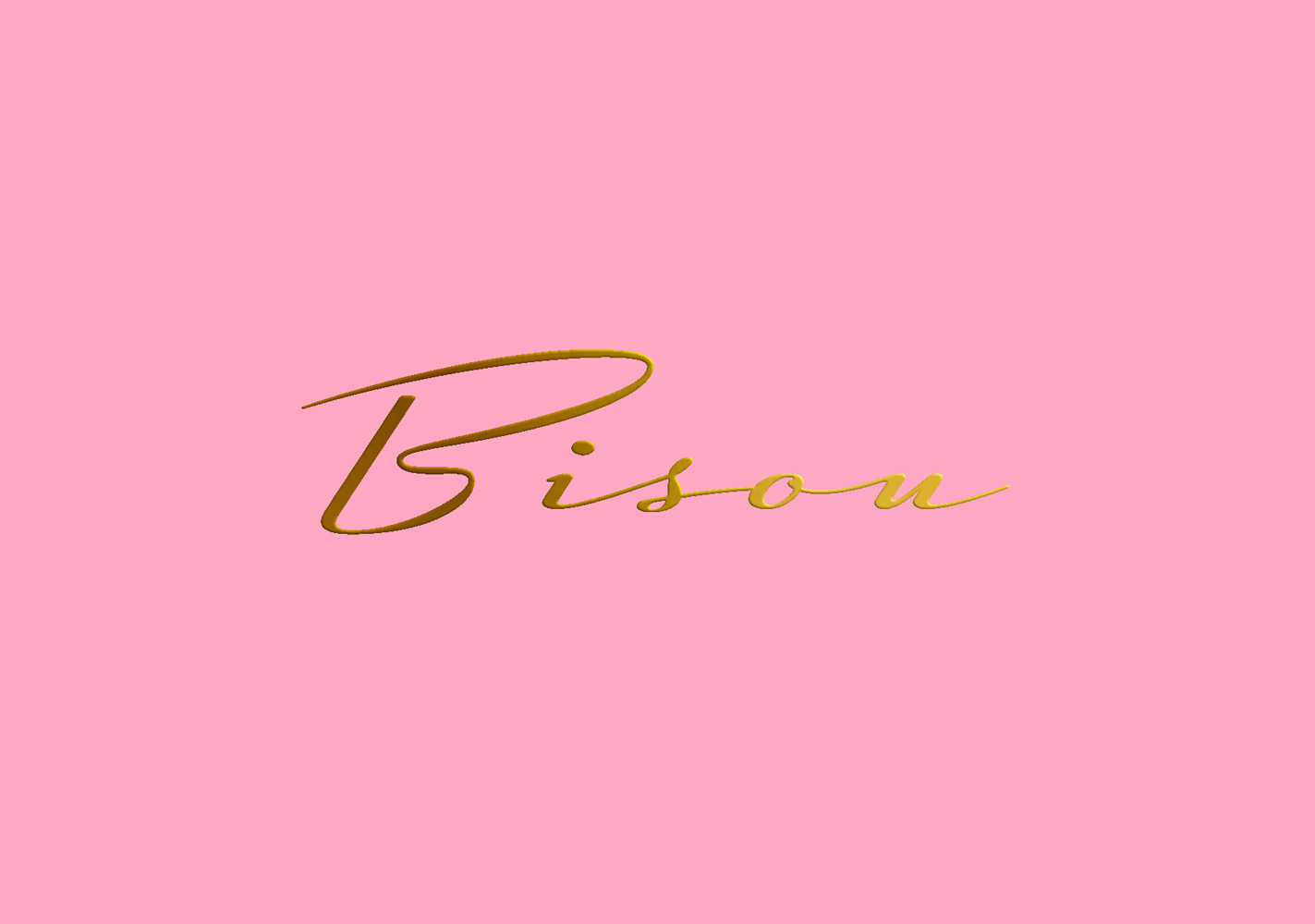 Postkarte - pure - Bisou Postkarte - pure - Bisou