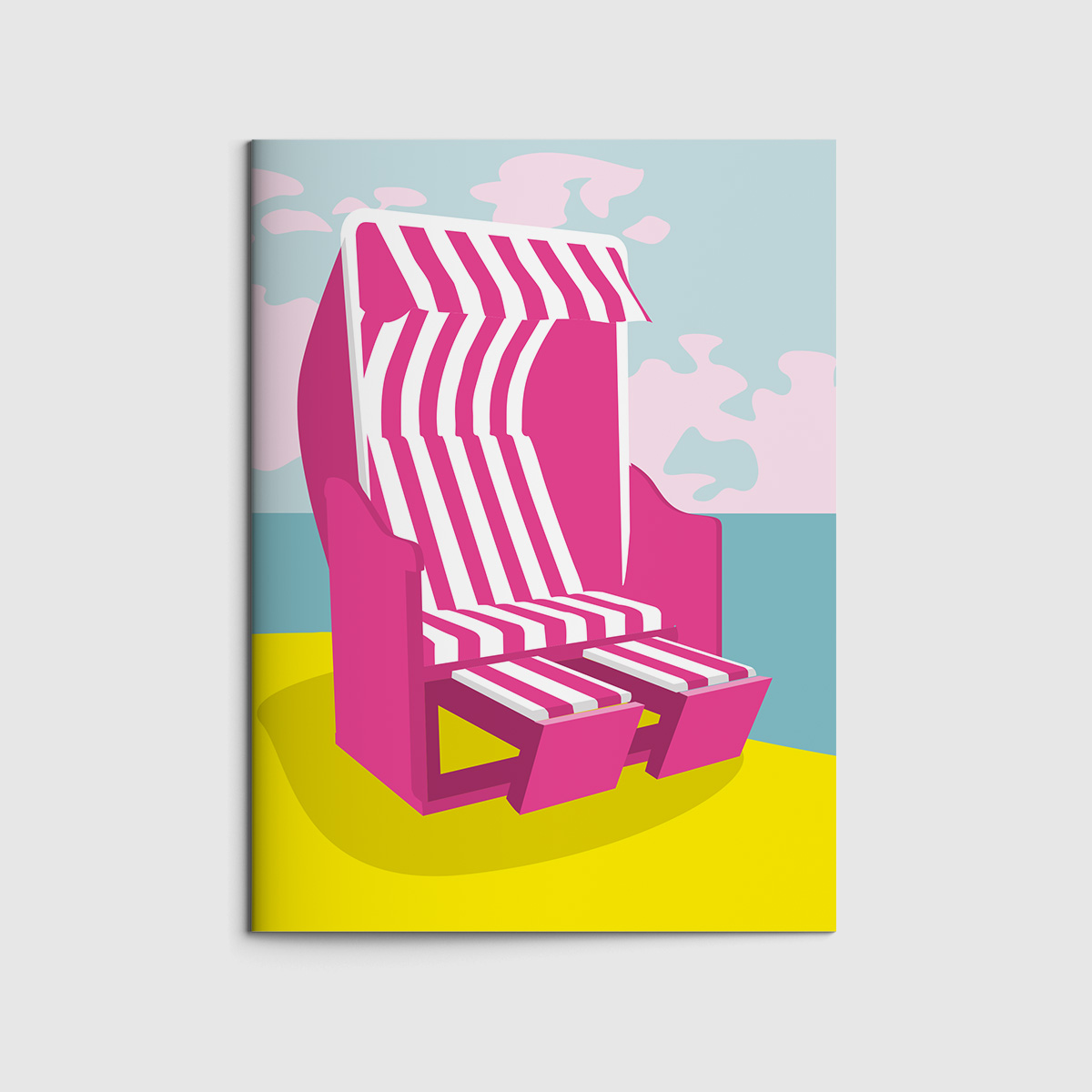 Booklet A6 - neonstyle - Beach chair