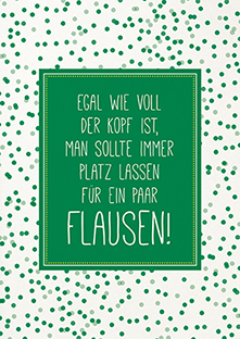 Postkarte - La Card - Flausen Postkarte - La Card - Flausen