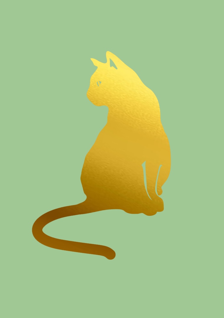 Postcard - pure - Cat