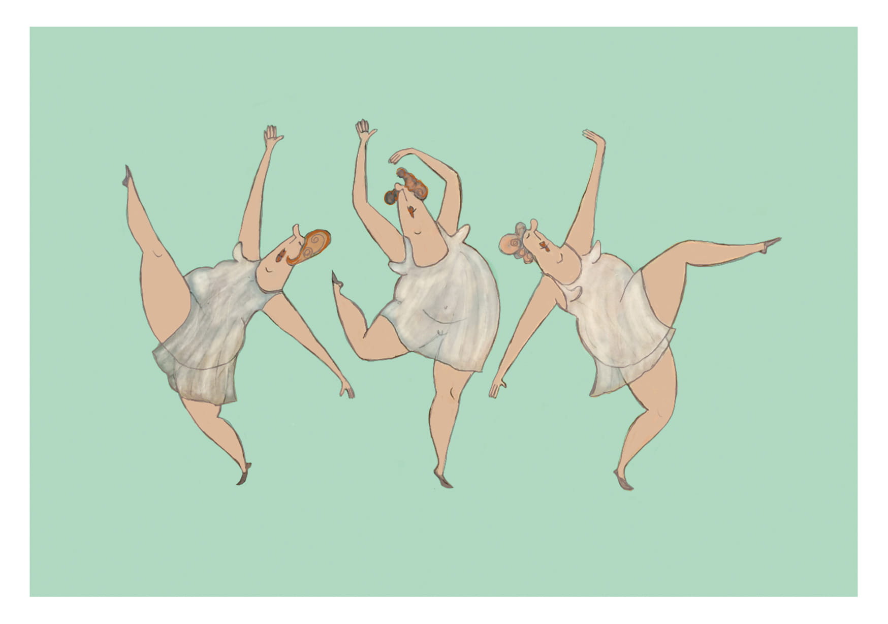Postcard - kittiekatstudio - nymphs